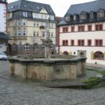 Brunnen auf dem Marktplatz Pößneck